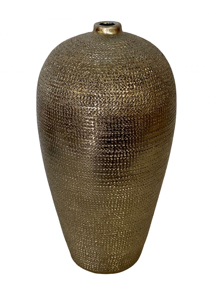fles marrakesh d19h37cm zilver goud