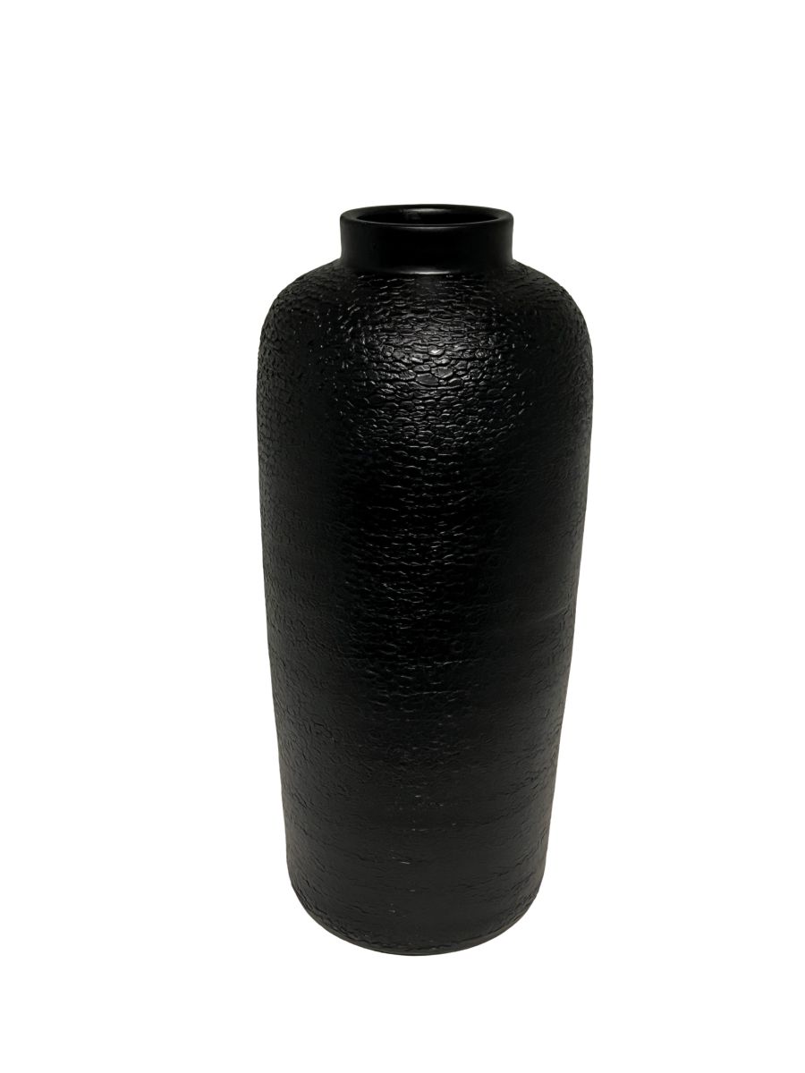fles houston d18h40cm mat zwart